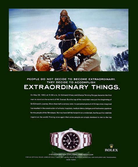 rolex explorer ii advertisement